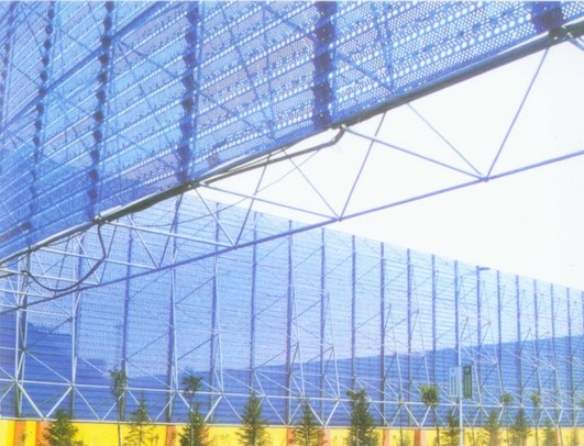 阿拉善盟环保扫风墙网架工程